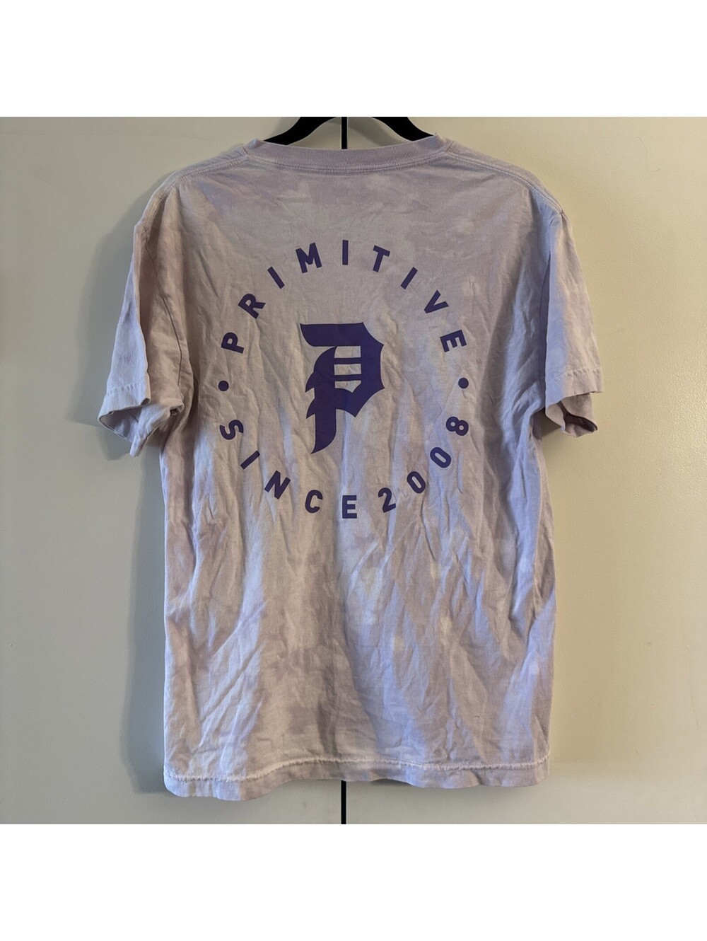 Primitive Skateboarding Dirty Orbit Tie Dye Graphic T-Shirt Size Small